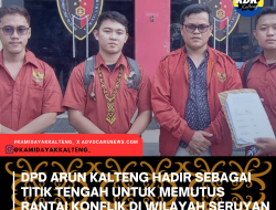 DPD Arun Kalteng Hadir Sebagai Titik Tengah Untuk Memutus Rantai Konflik di Wilayah Seruyan