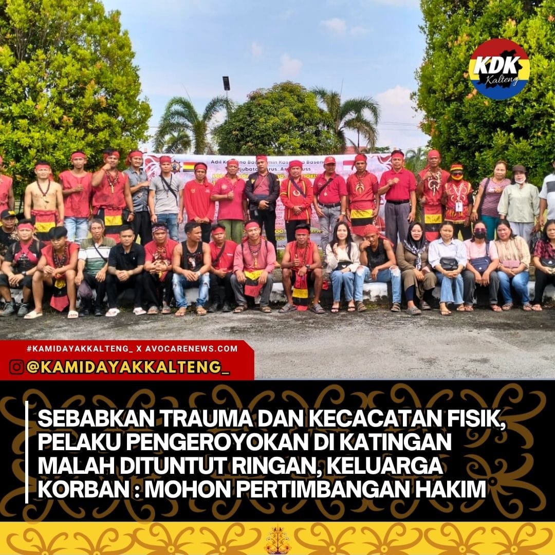 Keluarga Korban Beserta Kuasa Hukum Dan Seluruh Anggota TBBR se-Kabupaten Katingan